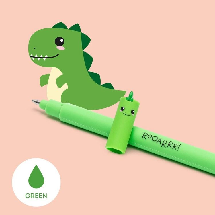 Produktbild: Legami L&ouml;schbarer Gelstift - Erasable Pen, Dino Rooarrr!