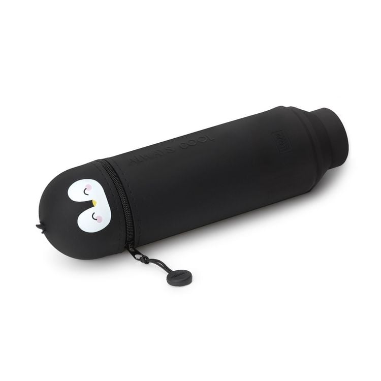 Produktbild: Legami 2-in-1 Federm&auml;ppchen aus Silikon - Kawaii - Pinguin