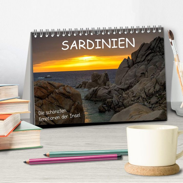 Produktbild: Sardinien - die sch&ouml;nsten Emotionen der Insel (Tischkalender 2026 DIN A5 quer), CALVENDO Monatskalender