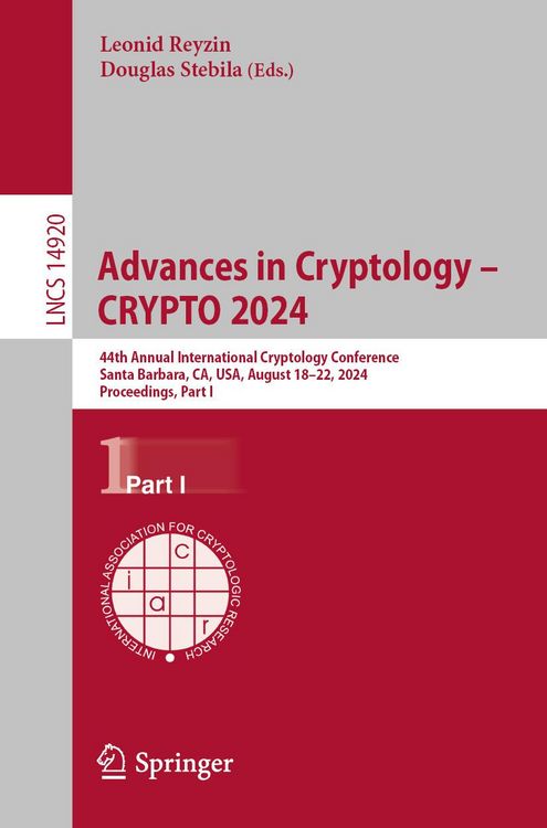 Produktbild: Advances in Cryptology - CRYPTO 2024