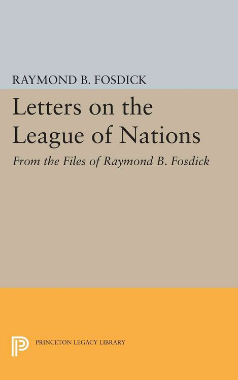 Produktbild: Letters on the League of Nations
