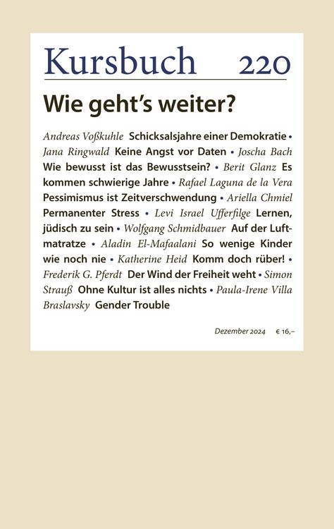 Produktbild: Kursbuch 220