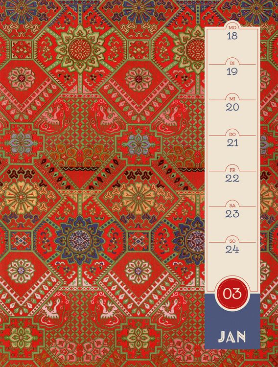 Produktbild: Patterns Wochenplaner Kalender 2027