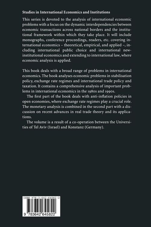 Produktbild: Trade and Tax Policy, Inflation and Exchange Rates