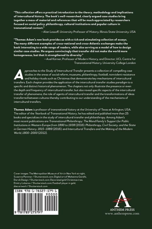 Produktbild: Approaches to the Study of Intercultural Transfer