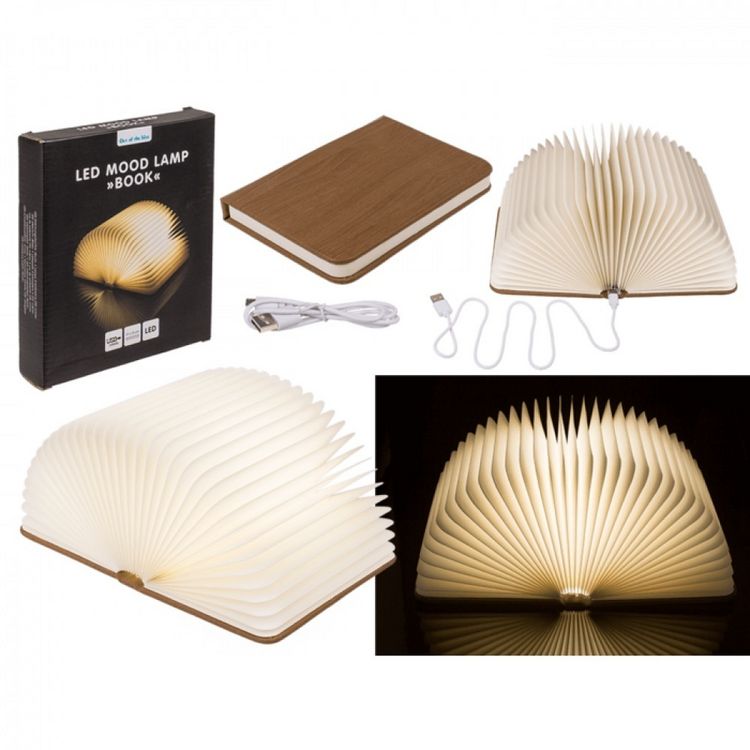 Produktbild: LED-Stimmungsleuchte, Buch, ca.17 x 13 cm,