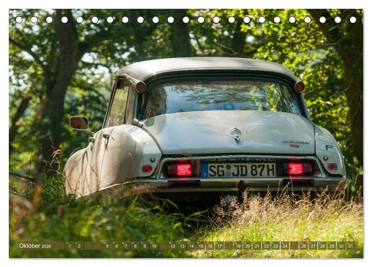 Produktbild: Citro&euml;n DS G&ouml;ttin im Mittelrheintal (Tischkalender 2026 DIN A5 quer), CALVENDO Monatskalender