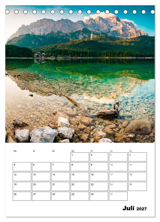 Produktbild: Traumhaftes Deutschland - Idyllische Ansichten (Tischkalender 2027 DIN A5 hoch), CALVENDO Monatskalender