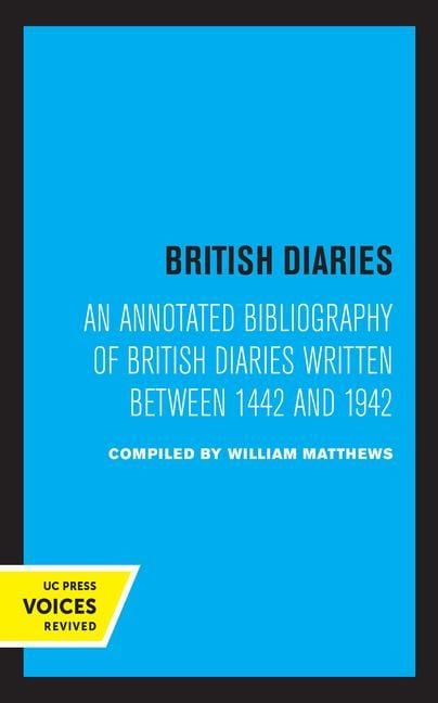 Produktbild: British Diaries