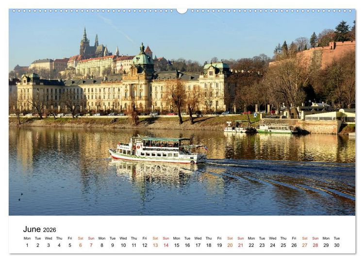 Produktbild: Walking around Prague (High Quality Premium Wall Calendar 2026 DIN A2 landscape),CALVENDO 12 Month Wall Calendar