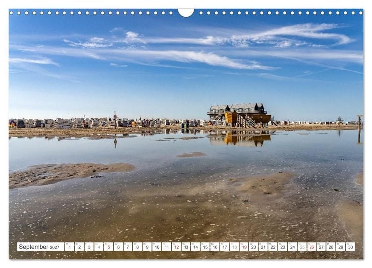 Produktbild: Meerblick - die Nordsee (Wandkalender 2027 DIN A3 quer), CALVENDO Monatskalender