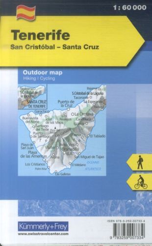 Produktbild: K&uuml;mmerly+Frey Outdoorkarte Teneriffa 1:60.000