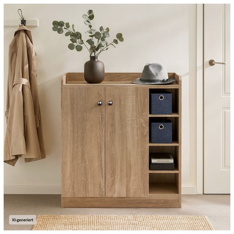 Produktbild: HTI-Line HTI-Line Kommode Nina mit 8 Regalf&auml;chern HTI-Line Kommode Nina mit 8 Regalf&auml;chern