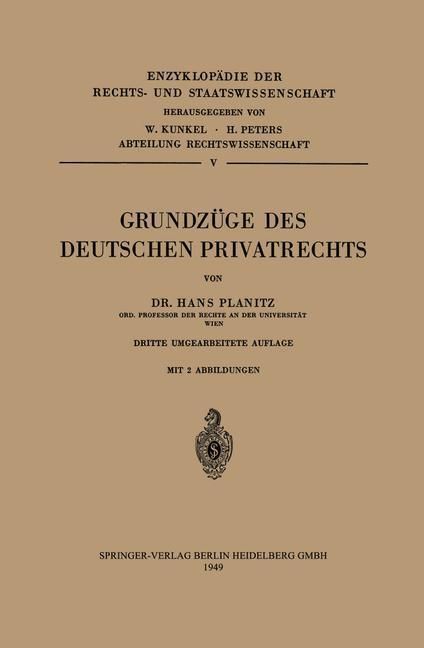 Produktbild: Grundz&uuml;ge des Deutschen Privatrechts