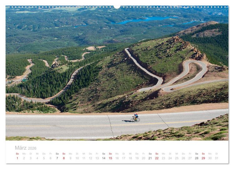 Produktbild: Colorado - H&ouml;henrausch mit dem Rennrad (hochwertiger Premium Wandkalender 2026 DIN A2 quer), Kunstdruck in Hochglanz