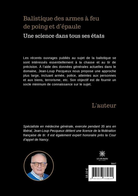 Produktbild: Jean-Loup Pecqueux: Balistique des armes a feu de poing et d