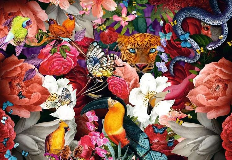 Produktbild: Puzzle Ravensburger Flowers 300 Teile