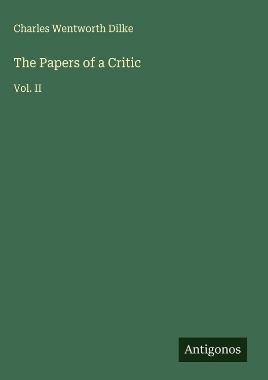Produktbild: The Papers of a Critic