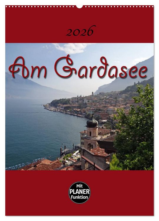 Produktbild: Am Gardasee (Wandkalender 2026 DIN A2 hoch), CALVENDO Monatskalender