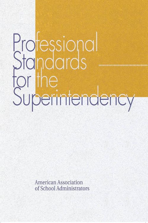 Produktbild: Professional Standards for the Superintendency