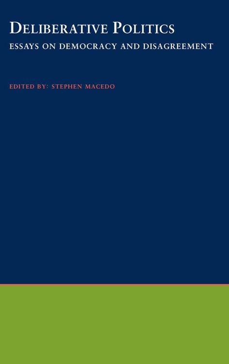 Produktbild: Deliberative Politics