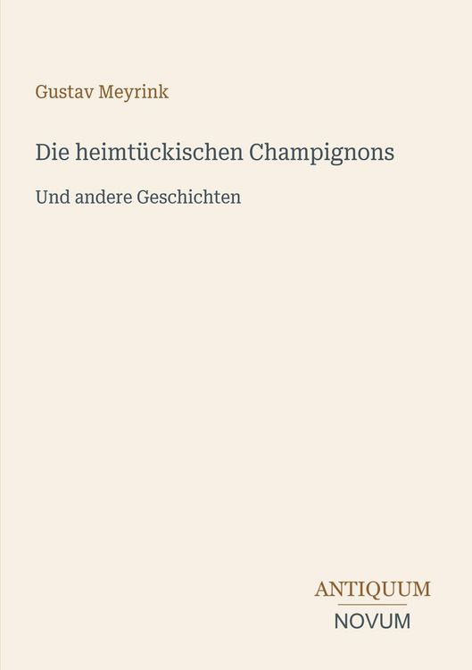 Produktbild: Die heimt&uuml;ckischen Champignons