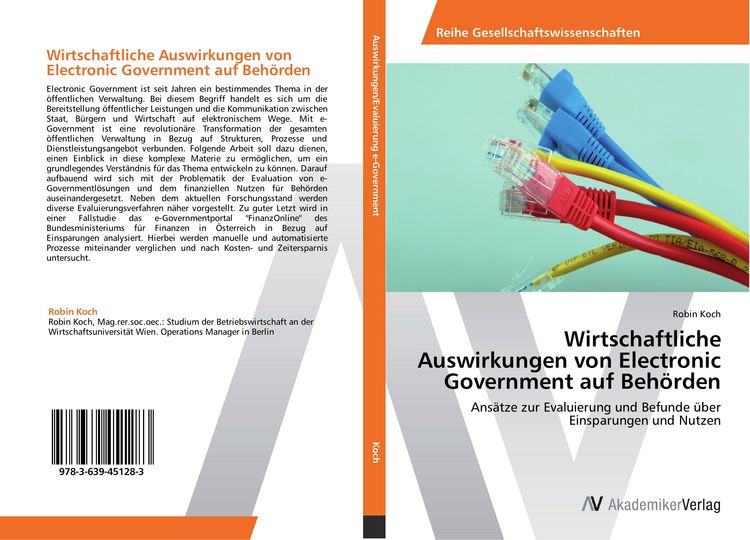 Produktbild: Wirtschaftliche Auswirkungen von Electronic Government auf Beh&ouml;rden