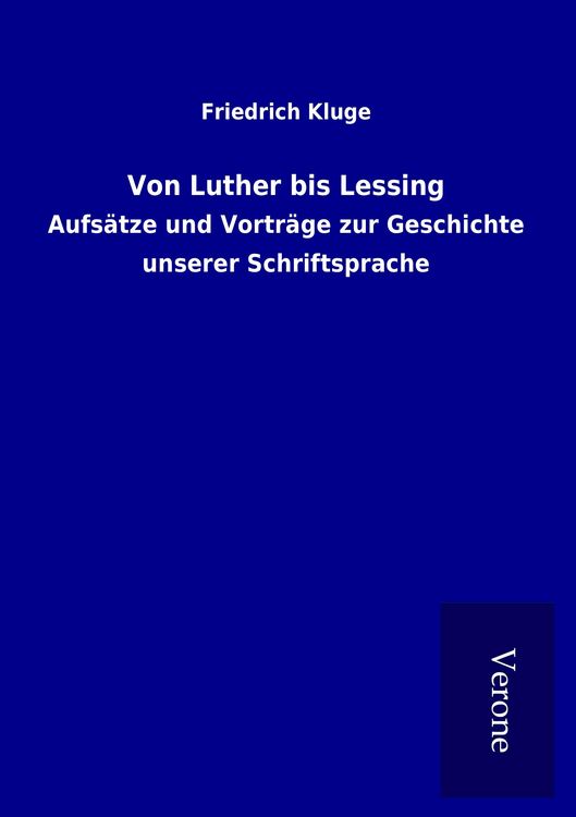 Produktbild: Von Luther bis Lessing