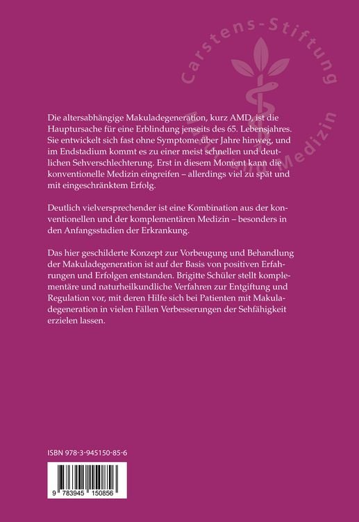 Produktbild: Altersabh&auml;ngige Makuladegeneration