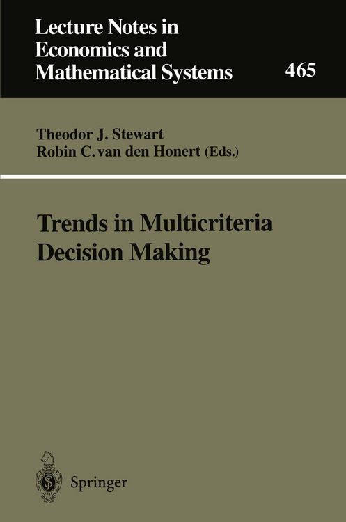Produktbild: Trends in Multicriteria Decision Making
