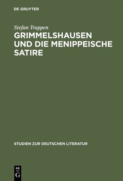 Produktbild: Grimmelshausen und die menippeische Satire