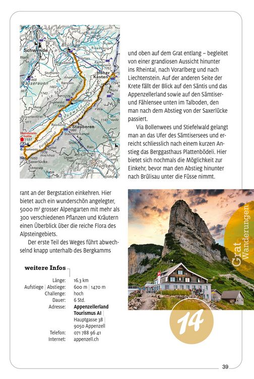 Produktbild: K&uuml;mmerly+Frey Erlebnis Schweiz Gratwanderungen - Wanderf&uuml;hrer