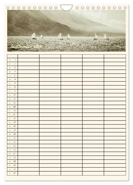 Produktbild: Der Gardasee im Norden - Familienplaner 2026 (Wandkalender 2026 DIN A4 hoch), CALVENDO Monatskalender