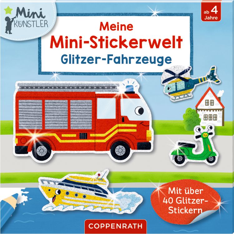Produktbild: Meine Mini-Stickerwelt - Glitzer-Fahrzeuge