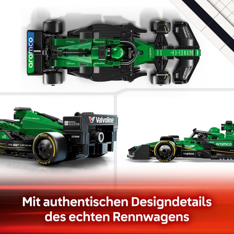 Produktbild: LEGO Speed Champions Aston Martin Aramco F1 AMR24 Rennauto Set 77245