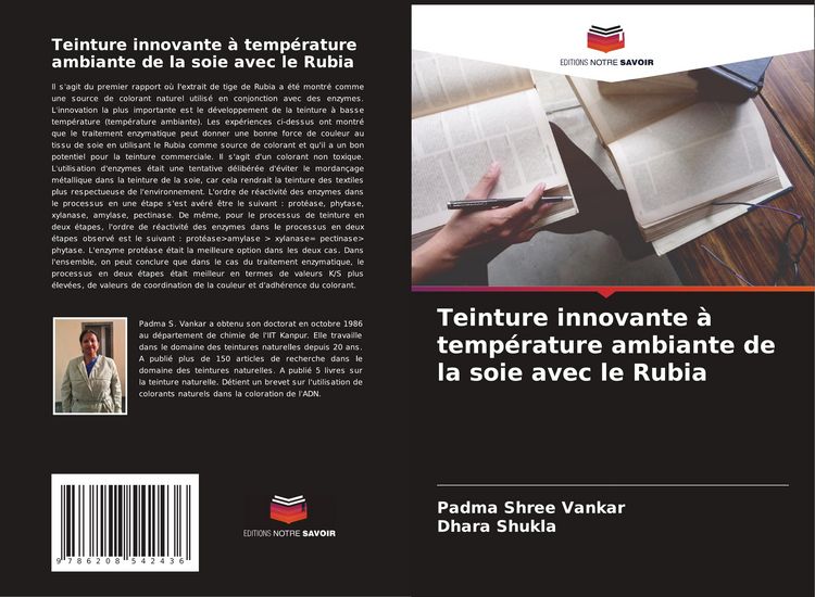 Produktbild: Teinture innovante &agrave; temp&eacute;rature ambiante de la soie avec le Rubia
