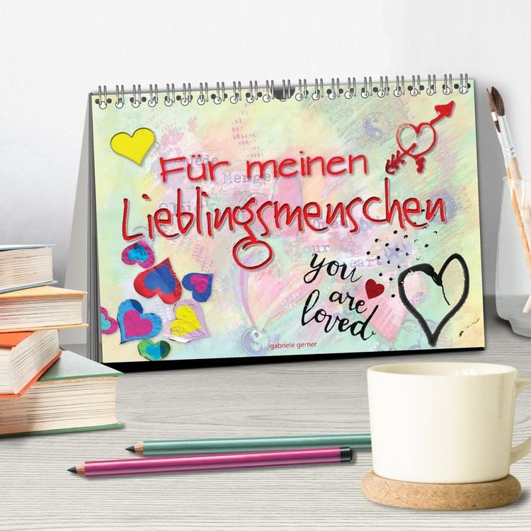Produktbild: F&uuml;r meinen Lieblingsmenschen (Tischkalender 2026 DIN A5 quer), CALVENDO Monatskalender