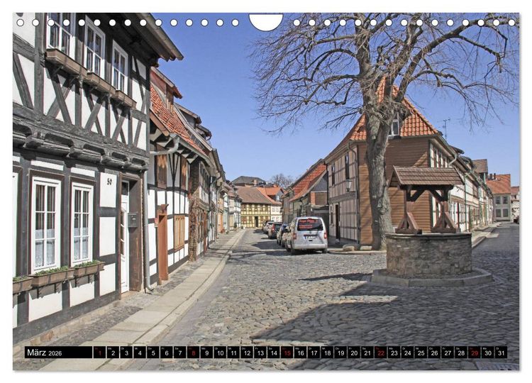 Produktbild: Wernigerode - Fachwerkstadt am Harz (Wandkalender 2026 DIN A4 quer), CALVENDO Monatskalender