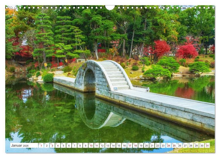 Produktbild: Herbst in Japan (Wandkalender 2026 DIN A3 quer), CALVENDO Monatskalender