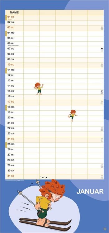 Produktbild: Pumuckl Familienplaner 2027
