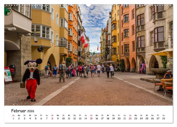 Produktbild: Gr&uuml;&szlig;e aus Innsbruck (Wandkalender 2026 DIN A2 quer), CALVENDO Monatskalender