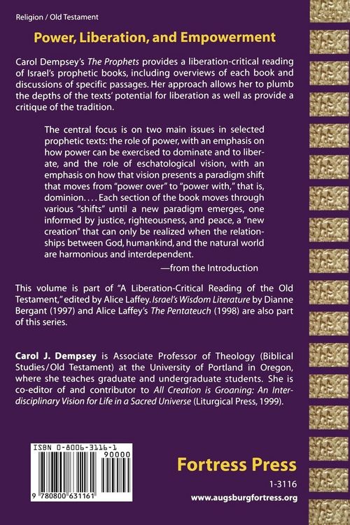 Produktbild: THE PROPHETS A Liberation-Critical Reading
