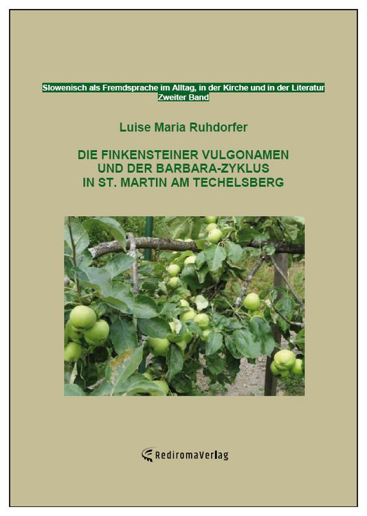 Produktbild: Die Finkensteiner Vulgonamen und der Barbara-Zyklus in St. Martin am Techelsberg