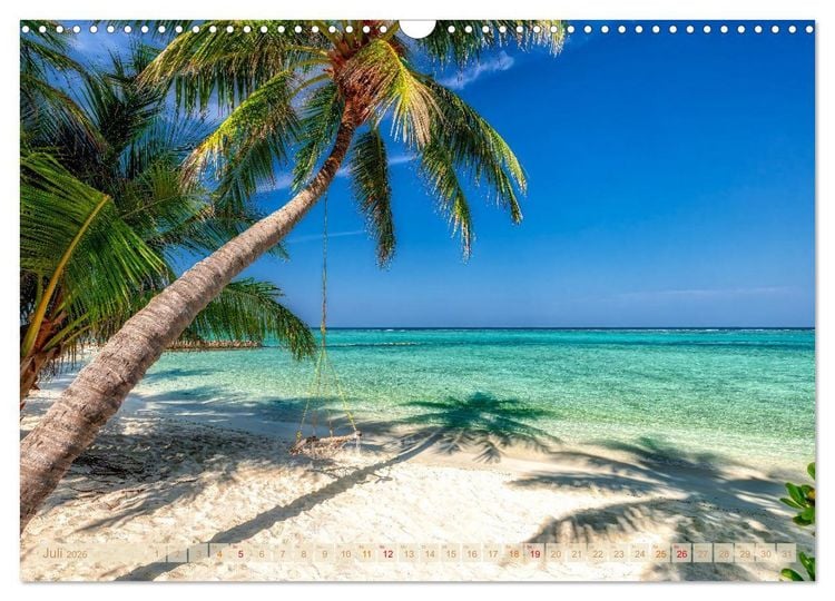 Produktbild: Malerische Malediven (Wandkalender 2026 DIN A3 quer), CALVENDO Monatskalender