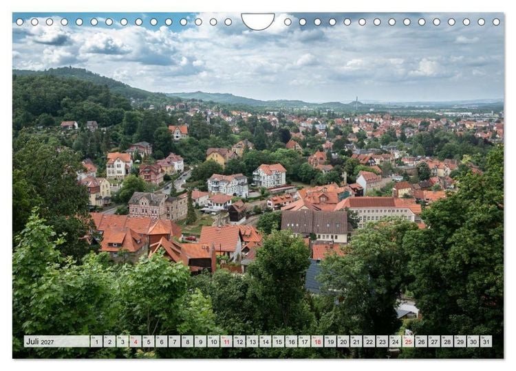 Produktbild: Blankenburg verzaubert - Die Bl&uuml;tenstadt im Harz (Wandkalender 2027 DIN A4 quer), CALVENDO Monatskalender