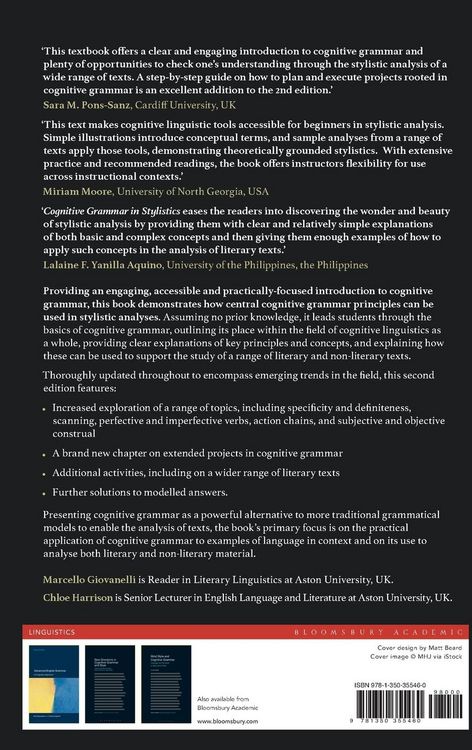 Produktbild: Cognitive Grammar in Stylistics