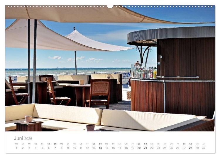 Produktbild: Gr&ouml;mitz - Ostseebad an der Sonnenseite (hochwertiger Premium Wandkalender 2026 DIN A2 quer), Kunstdruck in Hochglanz