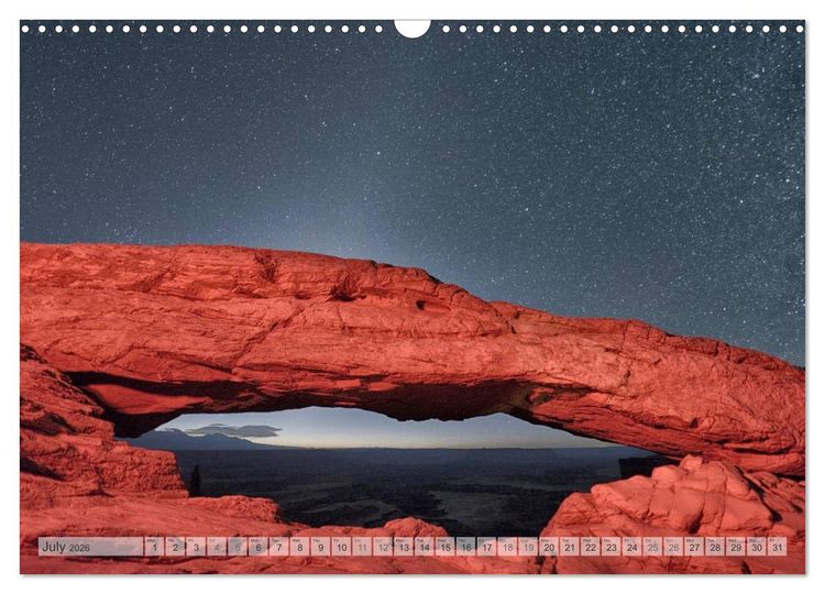 Produktbild: CANYONLAND USA Christian Heeb / UK Version (Wall Calendar 2026 DIN A3 landscape), CALVENDO 12 Month Wall Calendar