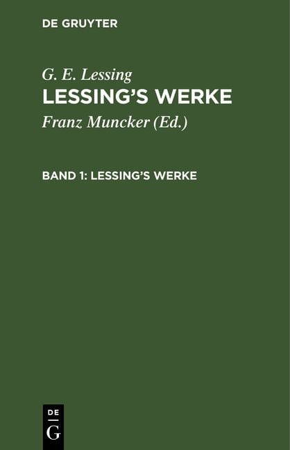 Produktbild: Lessings Werke
