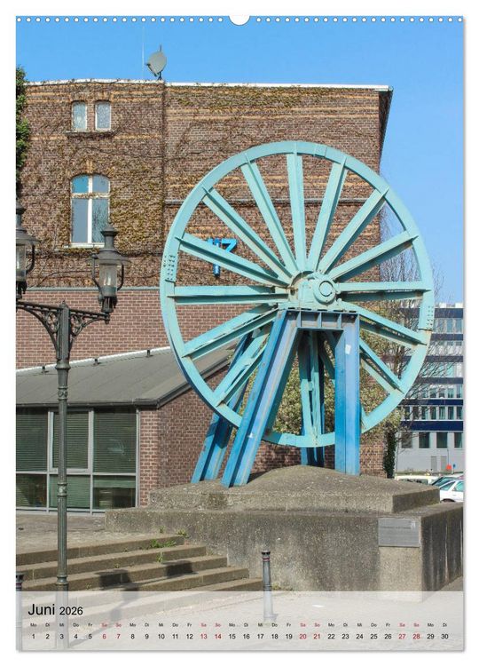 Produktbild: Historisches Duisburg (hochwertiger Premium Wandkalender 2026 DIN A2 hoch), Kunstdruck in Hochglanz